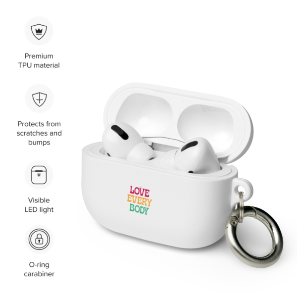 Love Every Body AirPods Case with Keychain