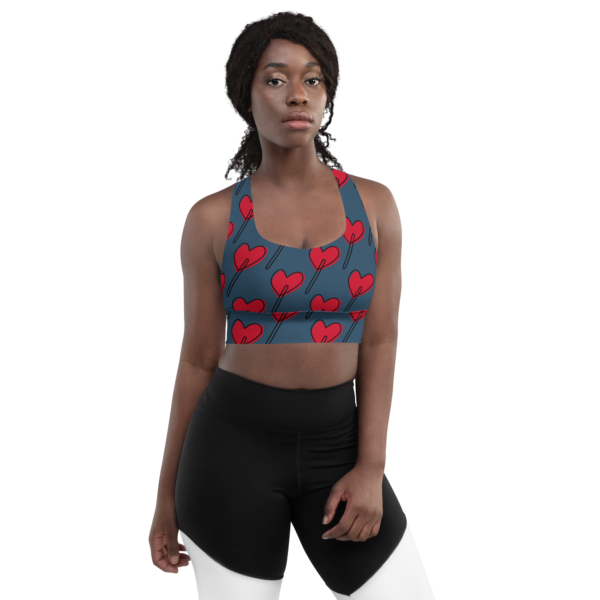 Love Life Longline Gym Sports Bra