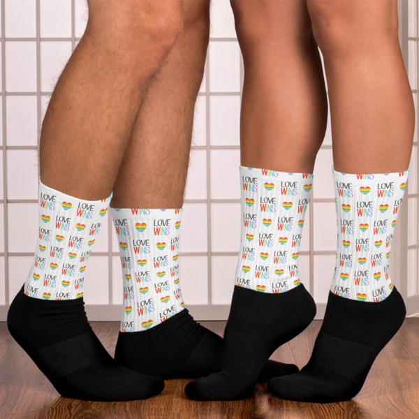 Love Wins Patterned Socks