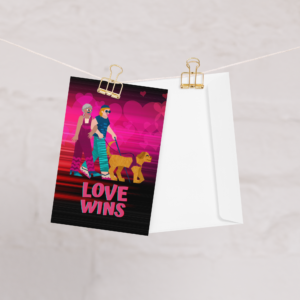 Colorful Love Greeting Card