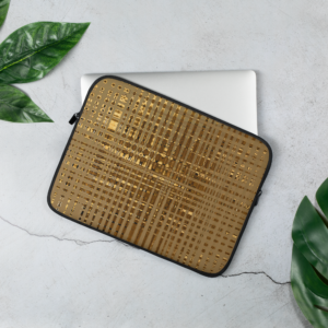 All that Glitters Gold Laptop Sleeve