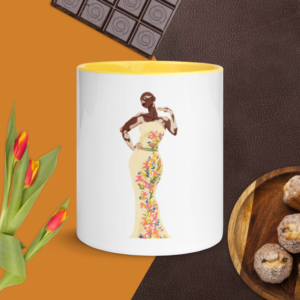 Ceramic Coffee Mugs with Color Inside
