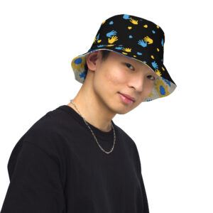 Reversible Bucket Hat with All-Over Print