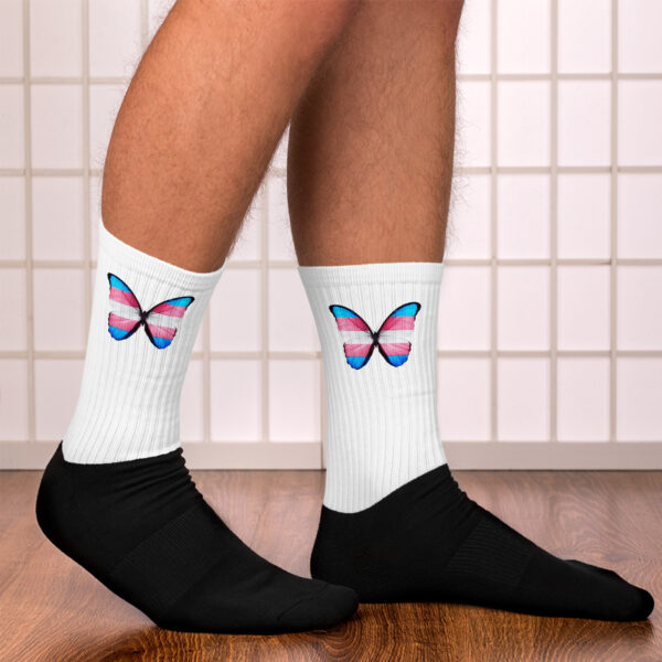 Butterfly Pride Comfortable Crew Socks